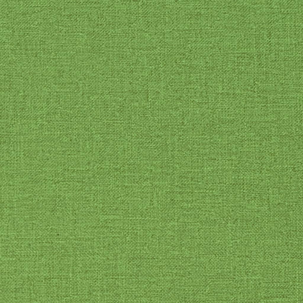 Garden bench cushions 2 pcs. mélange green 200x50x7 cm fabric