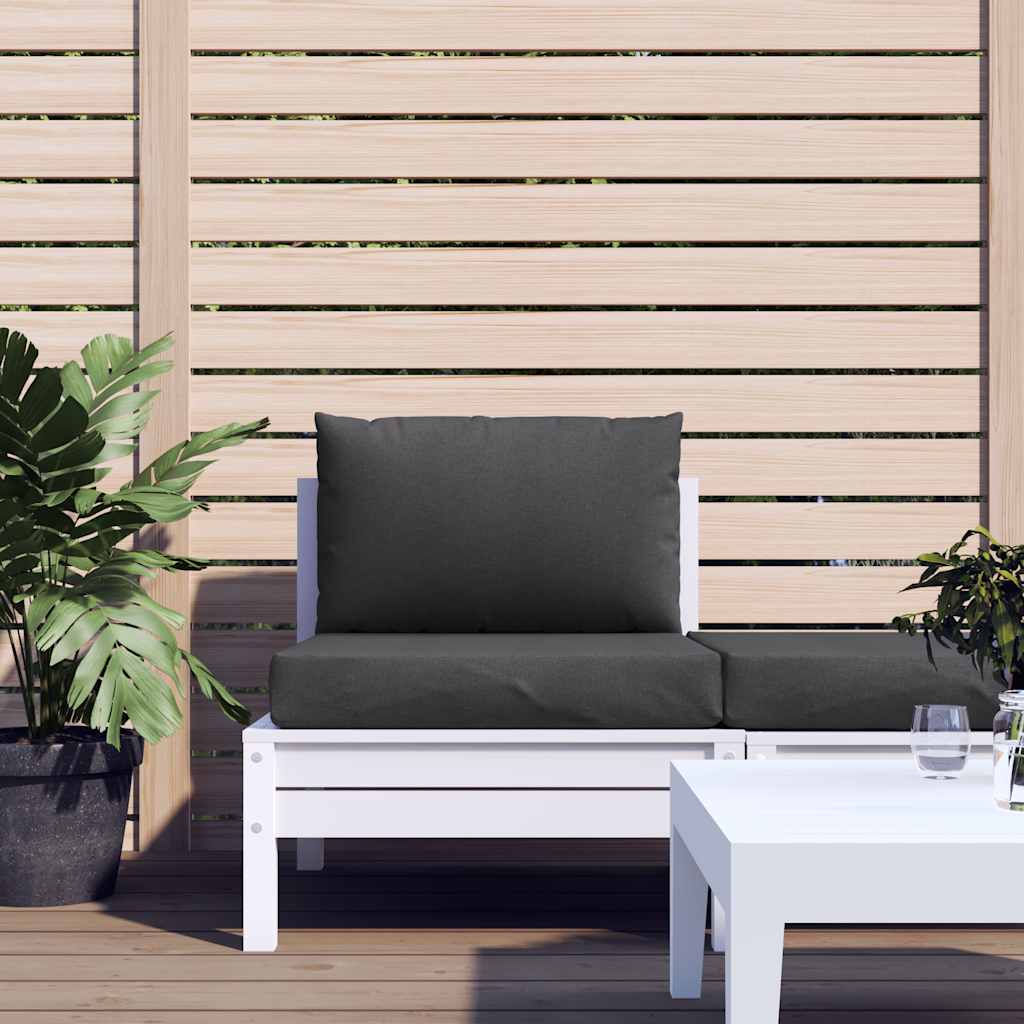 2-piece Pallet Cushion Set Melange Anthracite Fabric