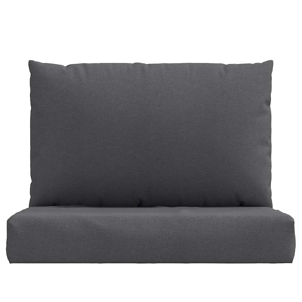 2-piece Pallet Cushion Set Melange Anthracite Fabric