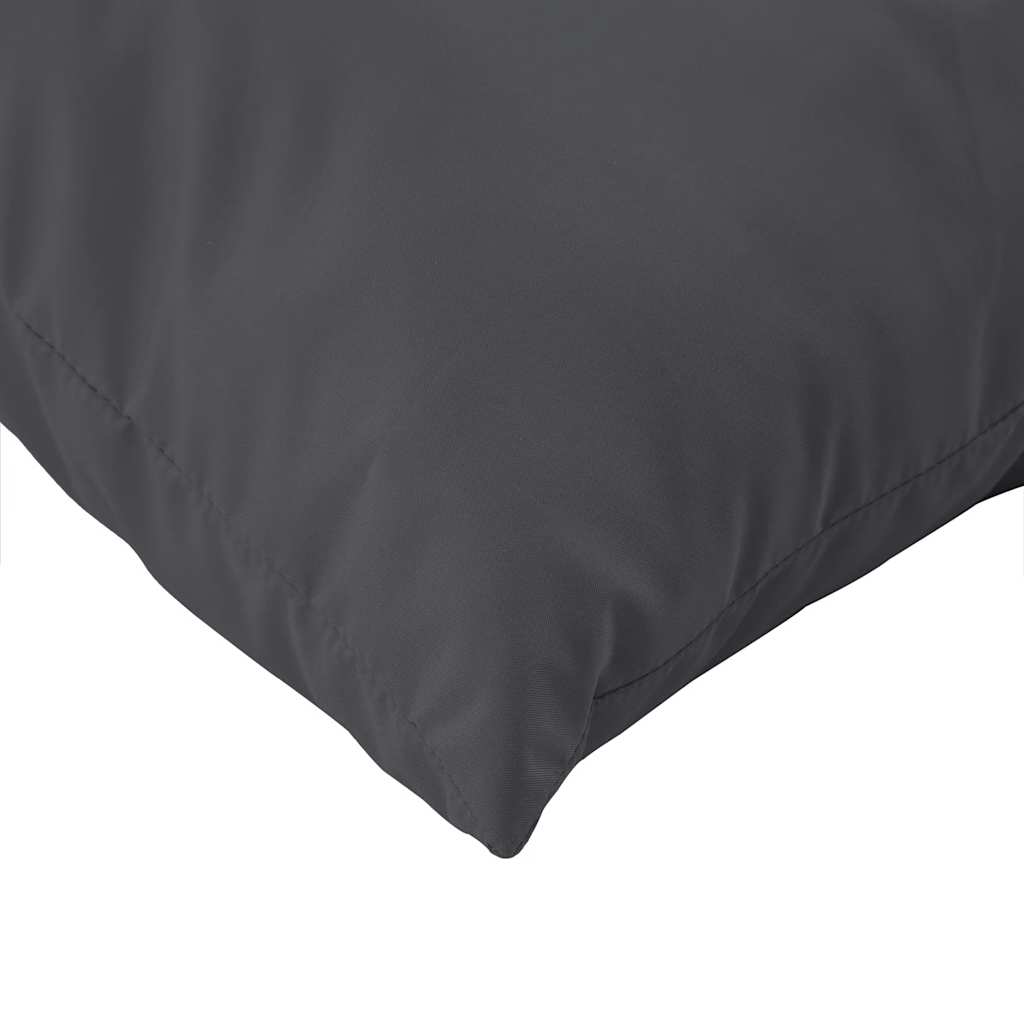 2-piece Pallet Cushion Set Melange Anthracite Fabric