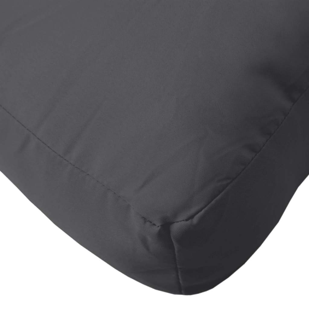 2-piece Pallet Cushion Set Melange Anthracite Fabric