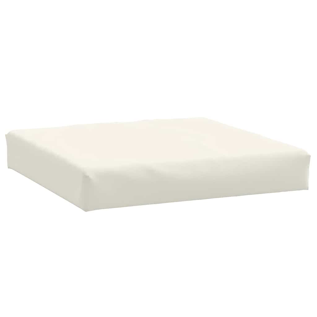 Coussin de palette 2 pièces Tissu chiné crème