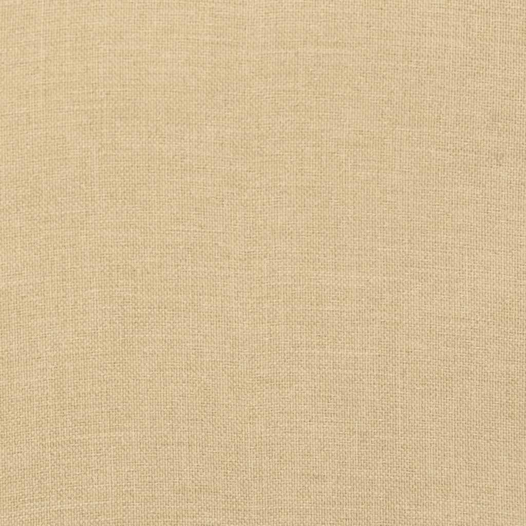 Coussin de palette 2 pièces, tissu chiné beige