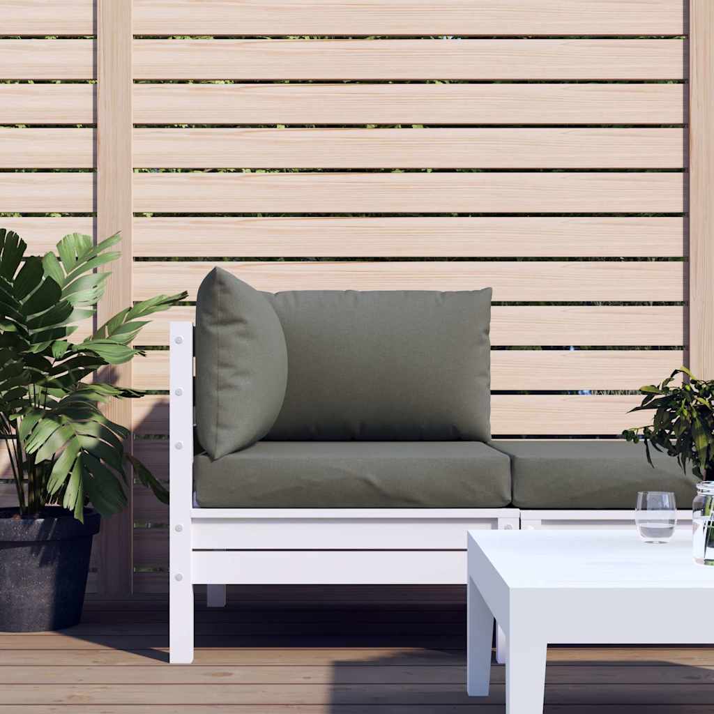 3-piece Pallet Cushion Set, Melange Dark Grey Fabric