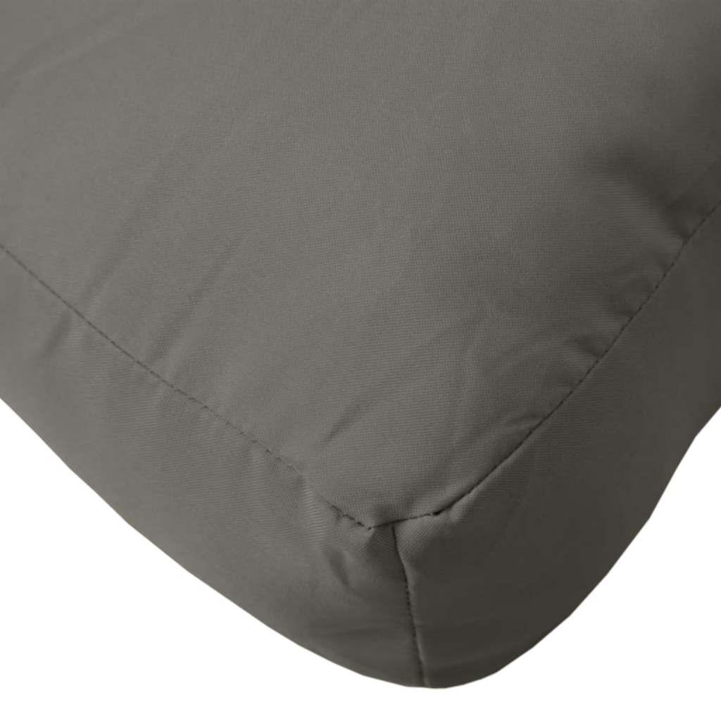 3-piece Pallet Cushion Set, Melange Dark Grey Fabric
