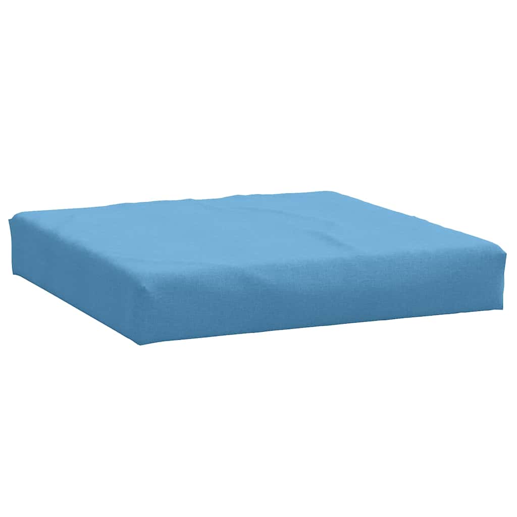 Coussin de palette 3 pièces Tissu bleu chiné