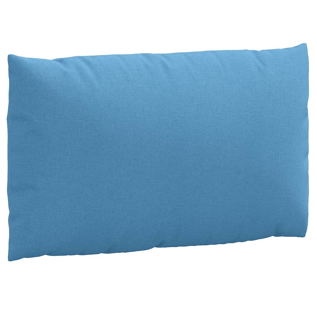Coussin de palette 3 pièces Tissu bleu chiné