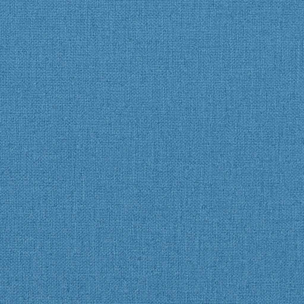 Coussin de palette 3 pièces Tissu bleu chiné