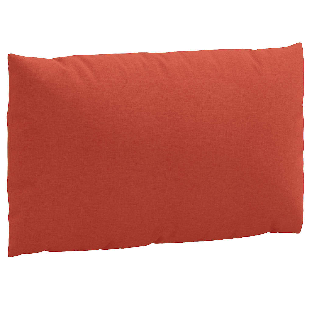 Coussin de palette 3 pièces. Tissu rouge mélangé