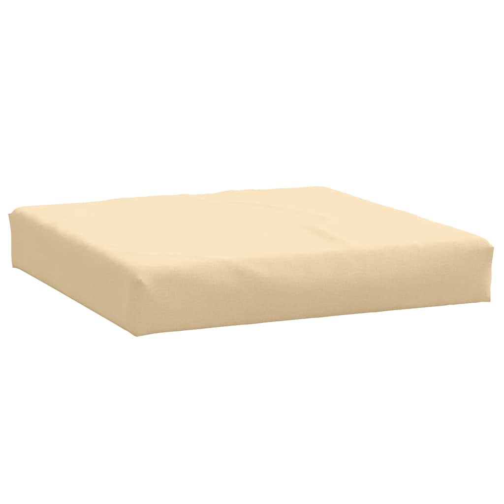 Coussin de palette Mélange Beige 60x60x9,5 cm Tissu