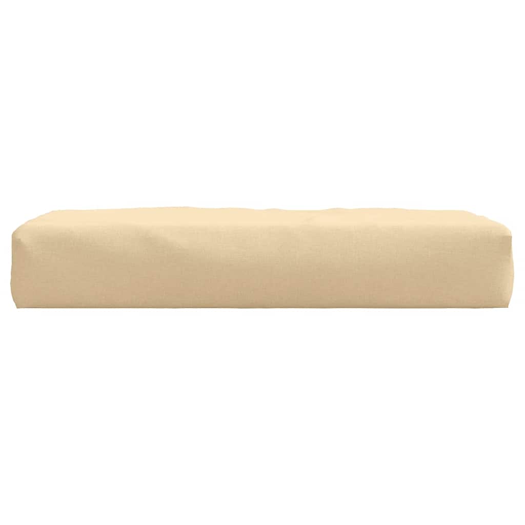 Coussin de palette Mélange Beige 60x60x9,5 cm Tissu