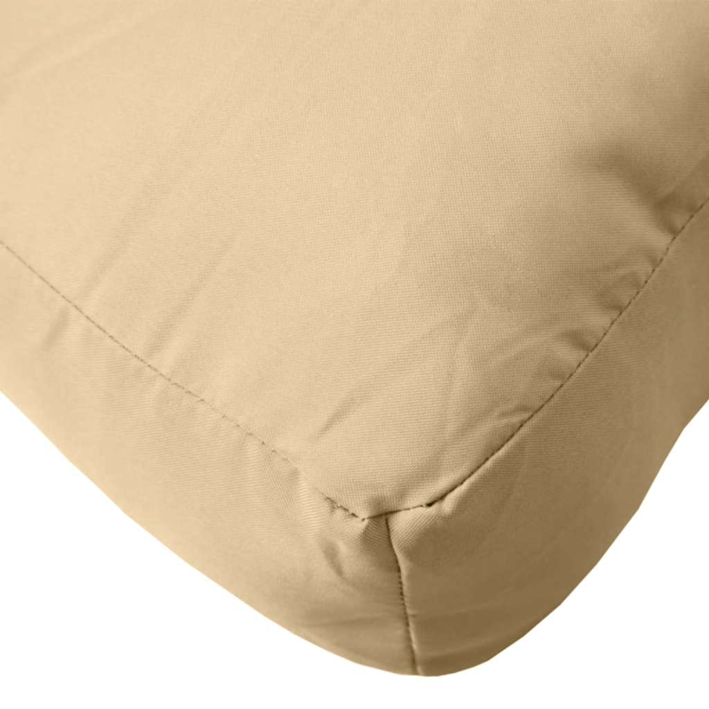 Coussin de palette Mélange Beige 60x60x9,5 cm Tissu