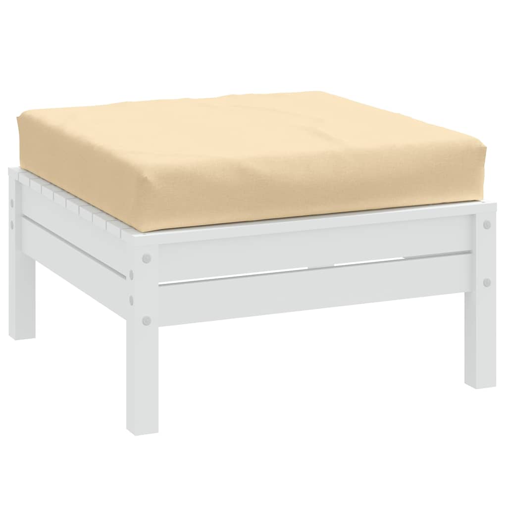 Coussin de palette Mélange Beige 60x60x9,5 cm Tissu
