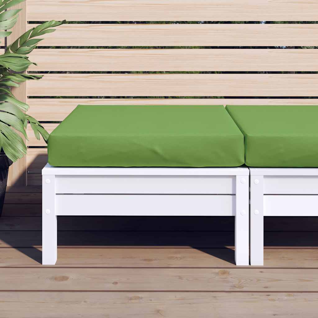 Coussin de palette chiné vert 60x60x9,5 cm Tissu