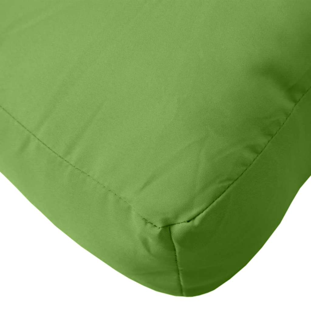 Coussin de palette chiné vert 60x60x9,5 cm Tissu
