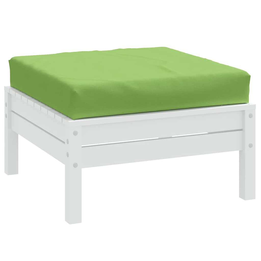Coussin de palette chiné vert 60x60x9,5 cm Tissu