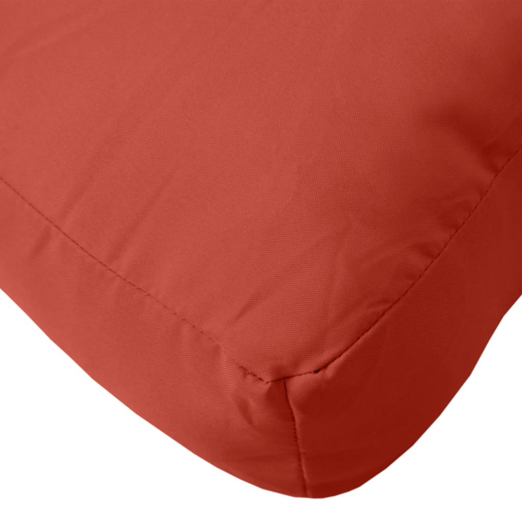 Coussin de palette Mélange Rouge 60x60x9,5 cm Tissu