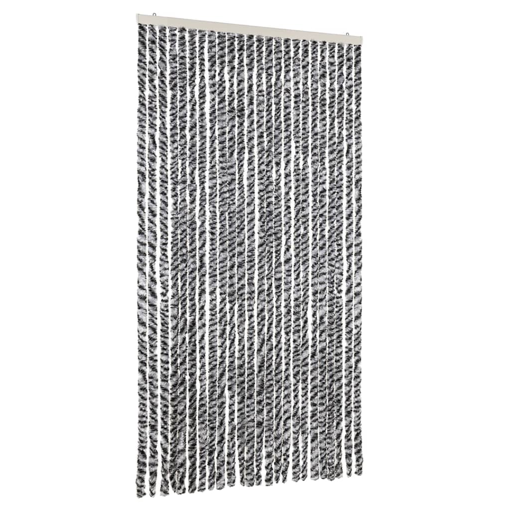 Fly Screen Grey, Black, and White 100x220 cm Chenille
