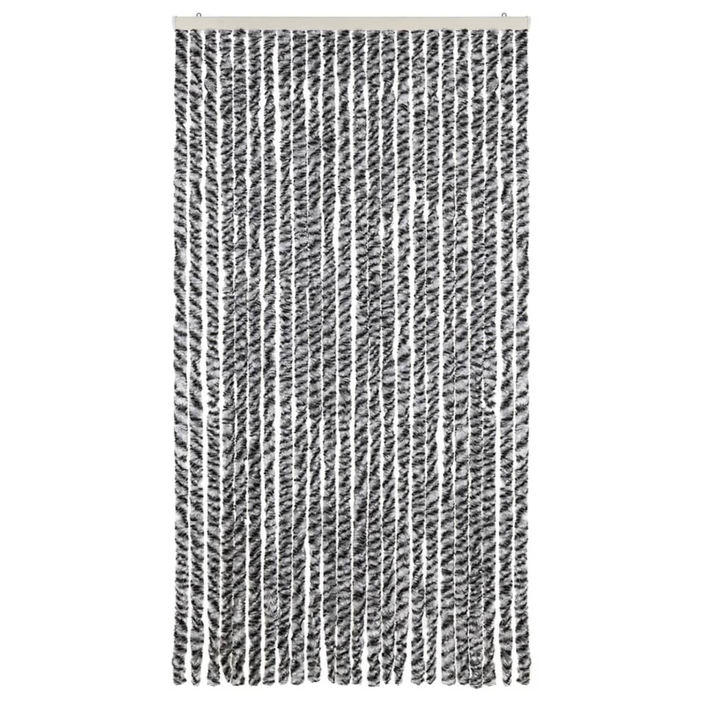 Fly Screen Grey, Black, and White 100x220 cm Chenille