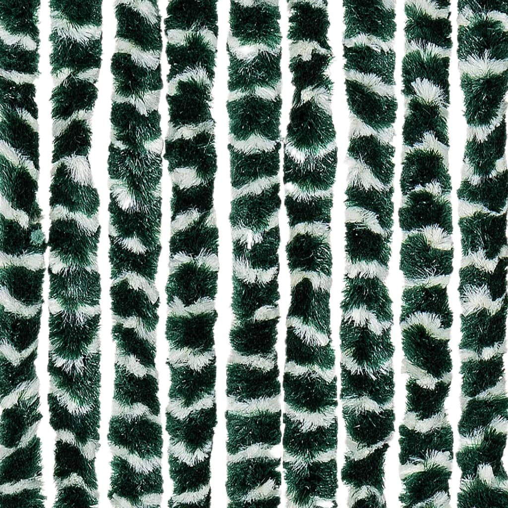 Fly Screen Green and White 90x200 cm Chenille