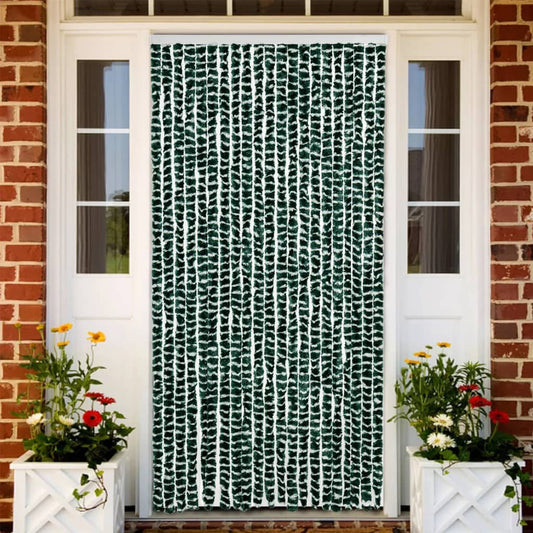 Fly Screen Green and White 90x200 cm Chenille