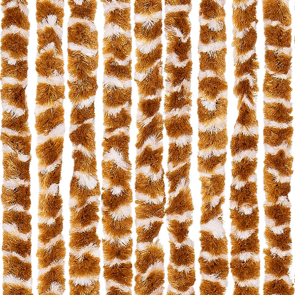 Fly screen curtain Ochre and White 90x200 cm Chenille