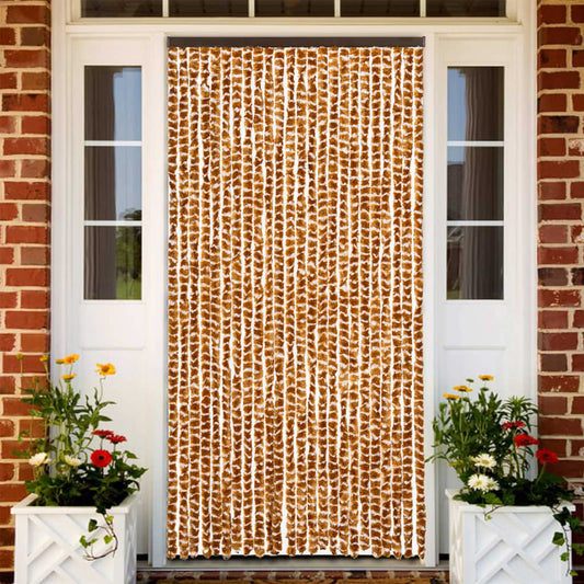 Fly Screen Ochre and White 100x230 cm Chenille