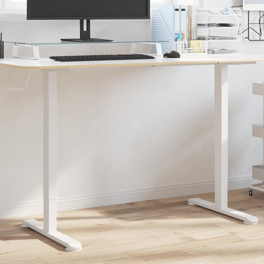 Piètement pour bureaux assis-debout Blanc (94-135)x60x(70-114)cm
