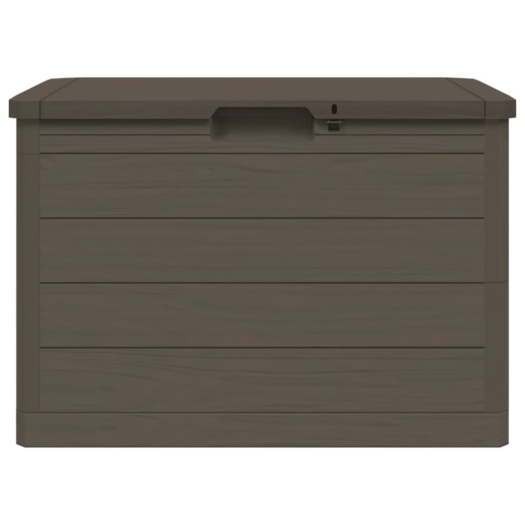 Outdoor-Kissenbox Braun 77,5x44,5x53 cm Polypropylen