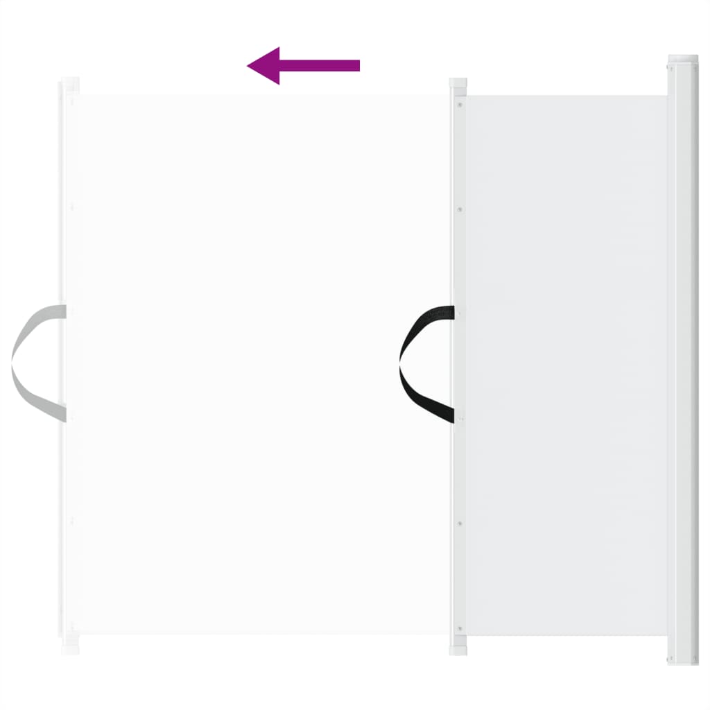 Pet Barrier Extendable White 82.5x125 cm