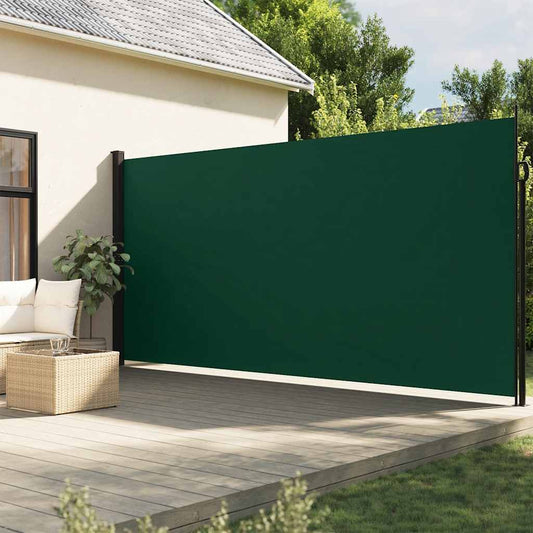 Seitenmarkise Ausziehbar Dunkelgrün 200x300 cm