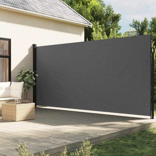 Ausziehbare Seitenmarkise Anthrazit 220x300 cm