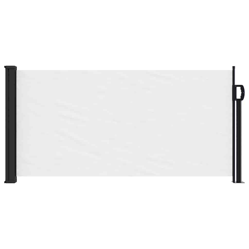 Seitenmarkise Ausziehbar Weiß 100x500 cm
