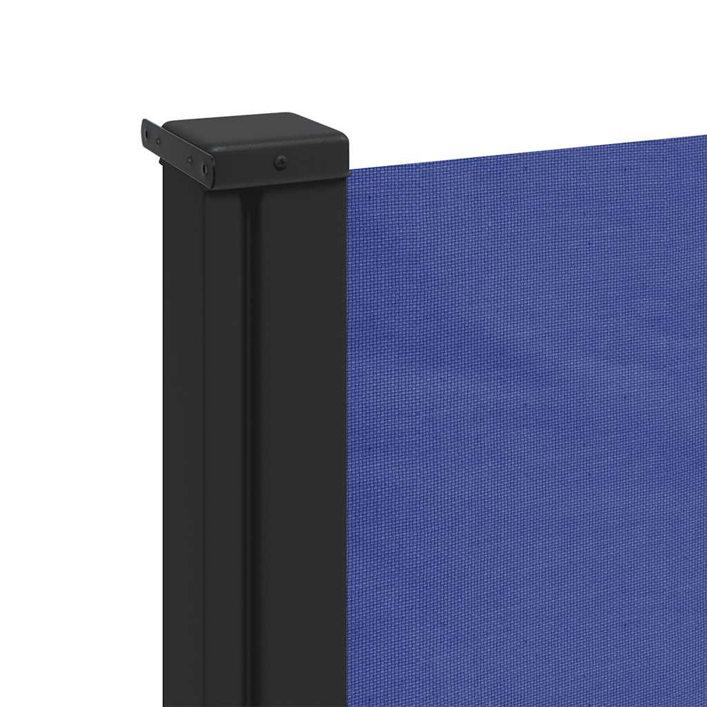 Seitenmarkise Ausziehbar Blau 120x600 cm