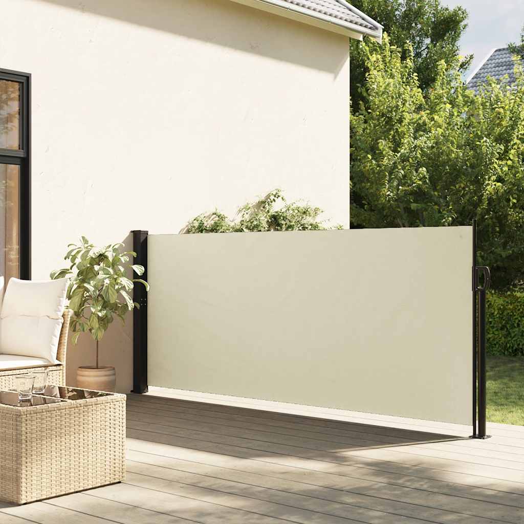 Seitenmarkise Ausziehbar Creme 140x600 cm