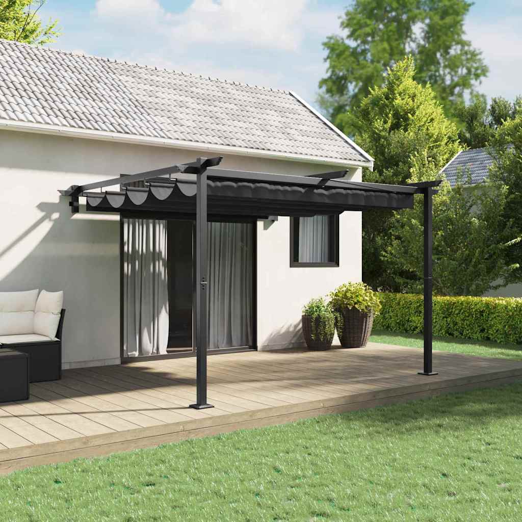 Pavillon Anthrazit 300 x 300 x 200 cm Polyester