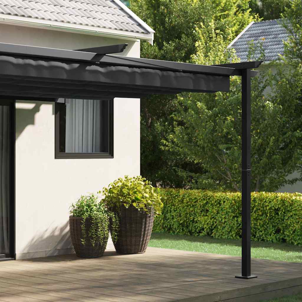 Pavillon Anthrazit 400 x 300 x 200 cm Polyester