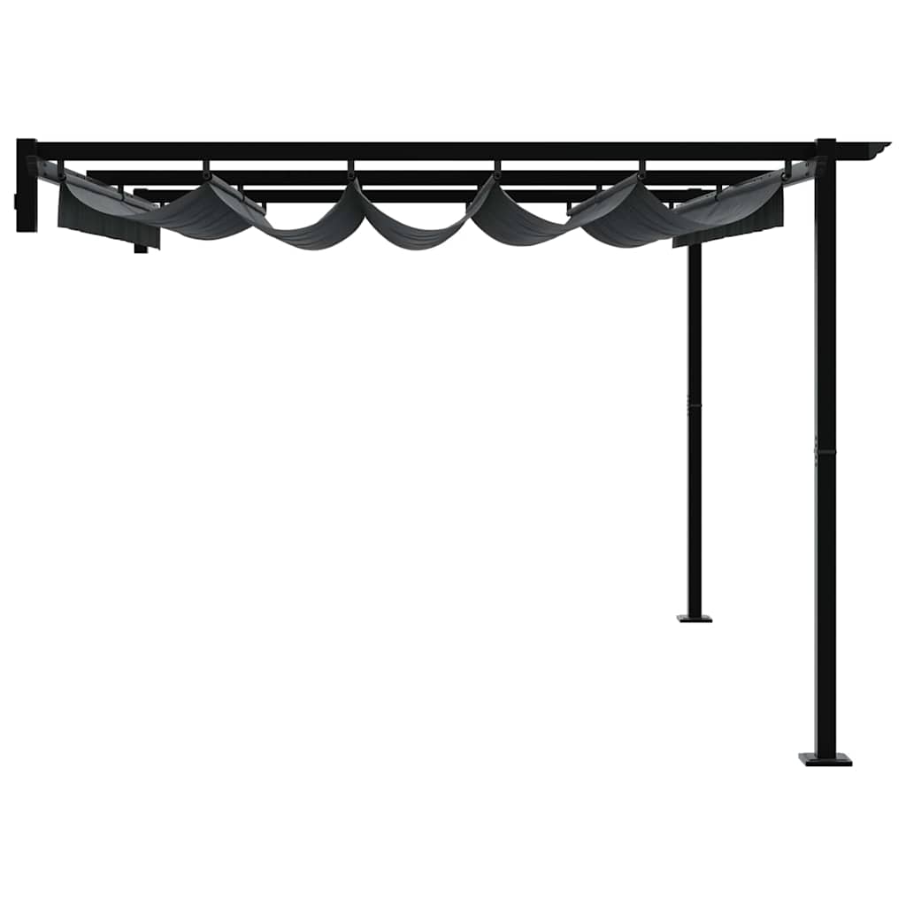 Pavillon Anthrazit 400 x 300 x 200 cm Polyester