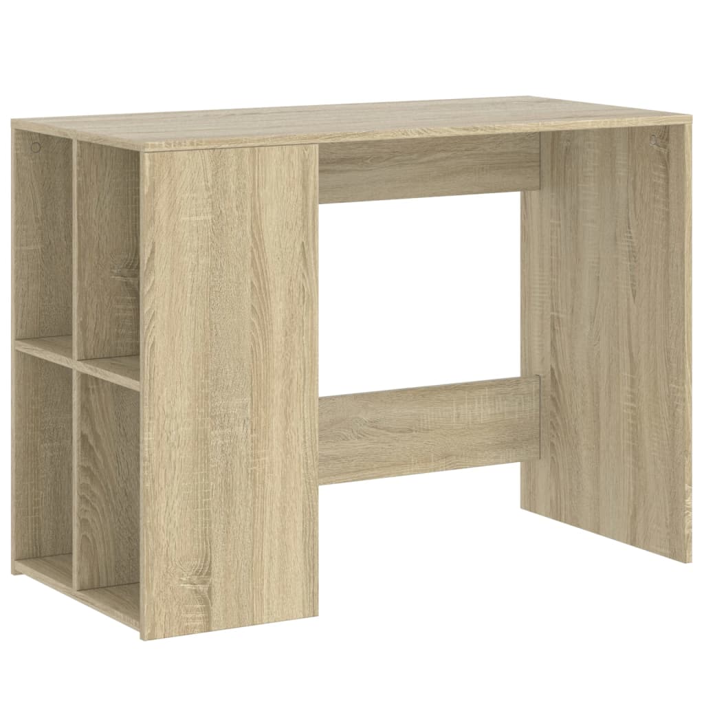 Bureau chêne Sonoma 102x50x75 cm panneau de particules