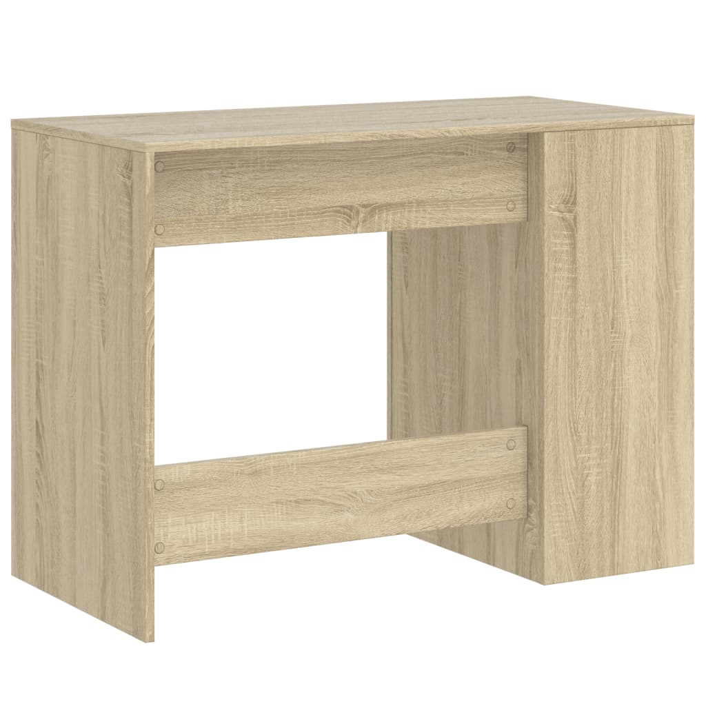 Bureau chêne Sonoma 102x50x75 cm panneau de particules