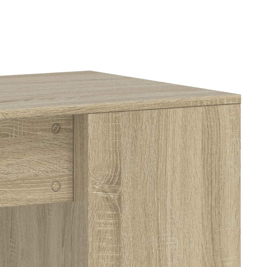 Bureau chêne Sonoma 102x50x75 cm panneau de particules