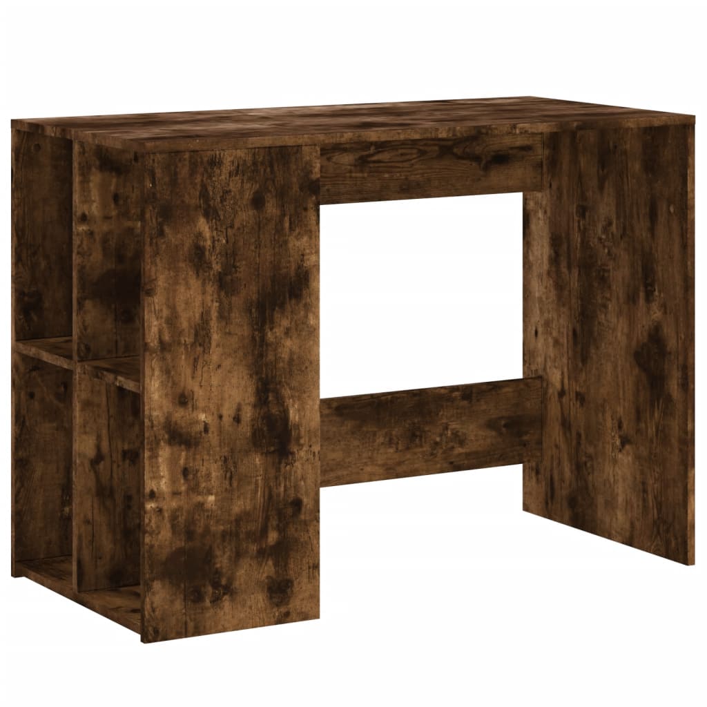 Bureau Chêne fumé 102x50x75 cm Matériau à base de bois