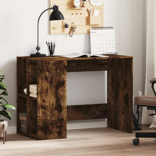 Bureau Chêne fumé 102x50x75 cm Matériau à base de bois