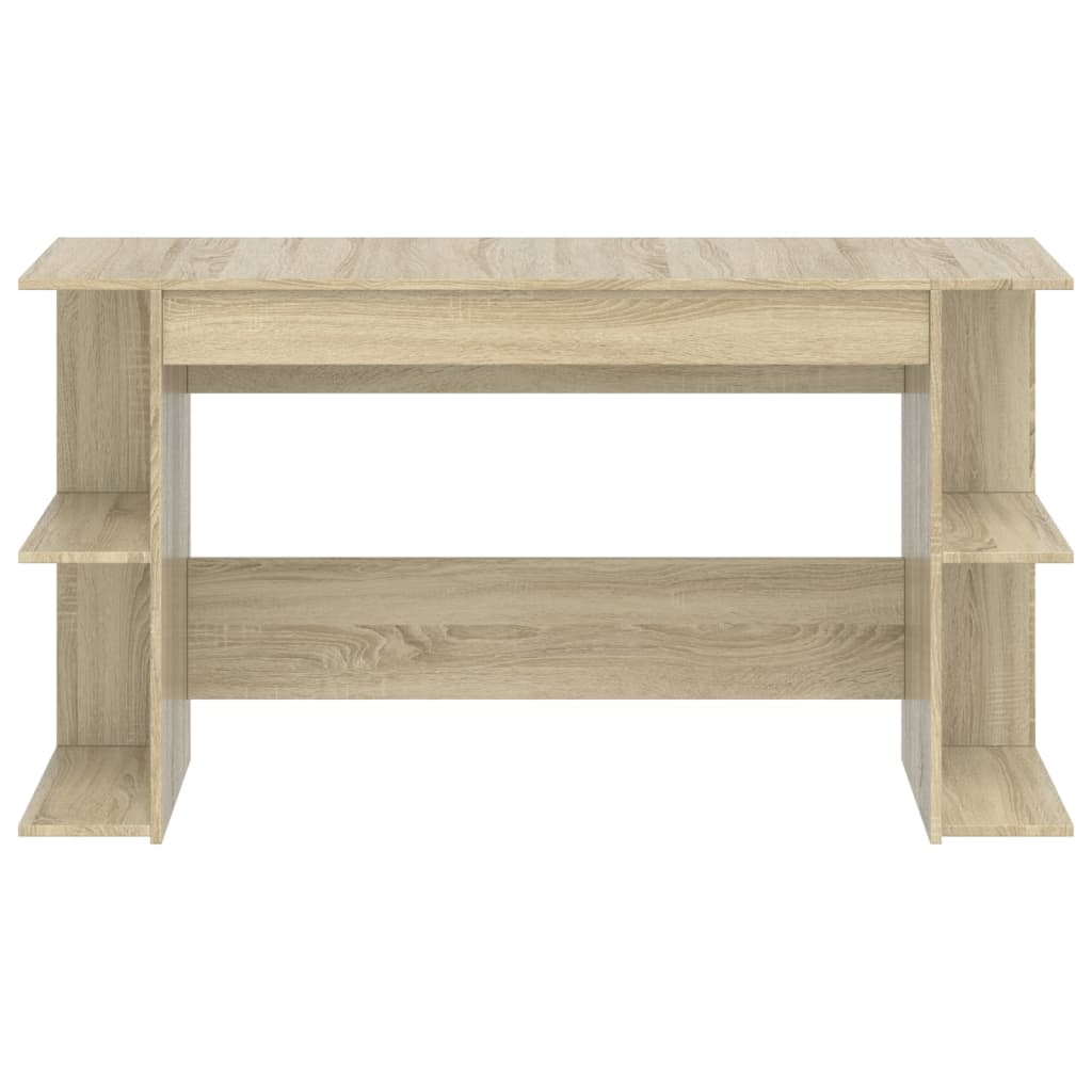 Bureau chêne Sonoma 140x50x75 cm panneau de particules
