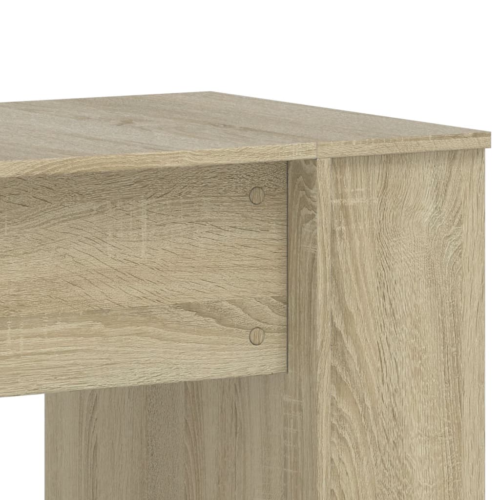 Bureau chêne Sonoma 140x50x75 cm panneau de particules
