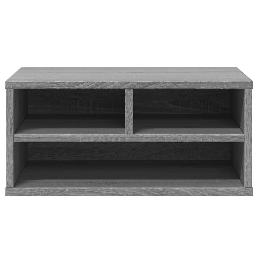 Meuble imprimante gris Sonoma 49x40x22,5 cm bois d'ingénierie