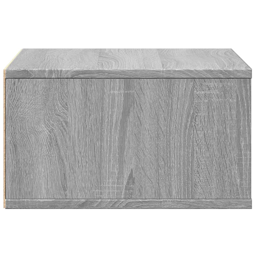 Meuble imprimante gris Sonoma 49x40x22,5 cm bois d'ingénierie