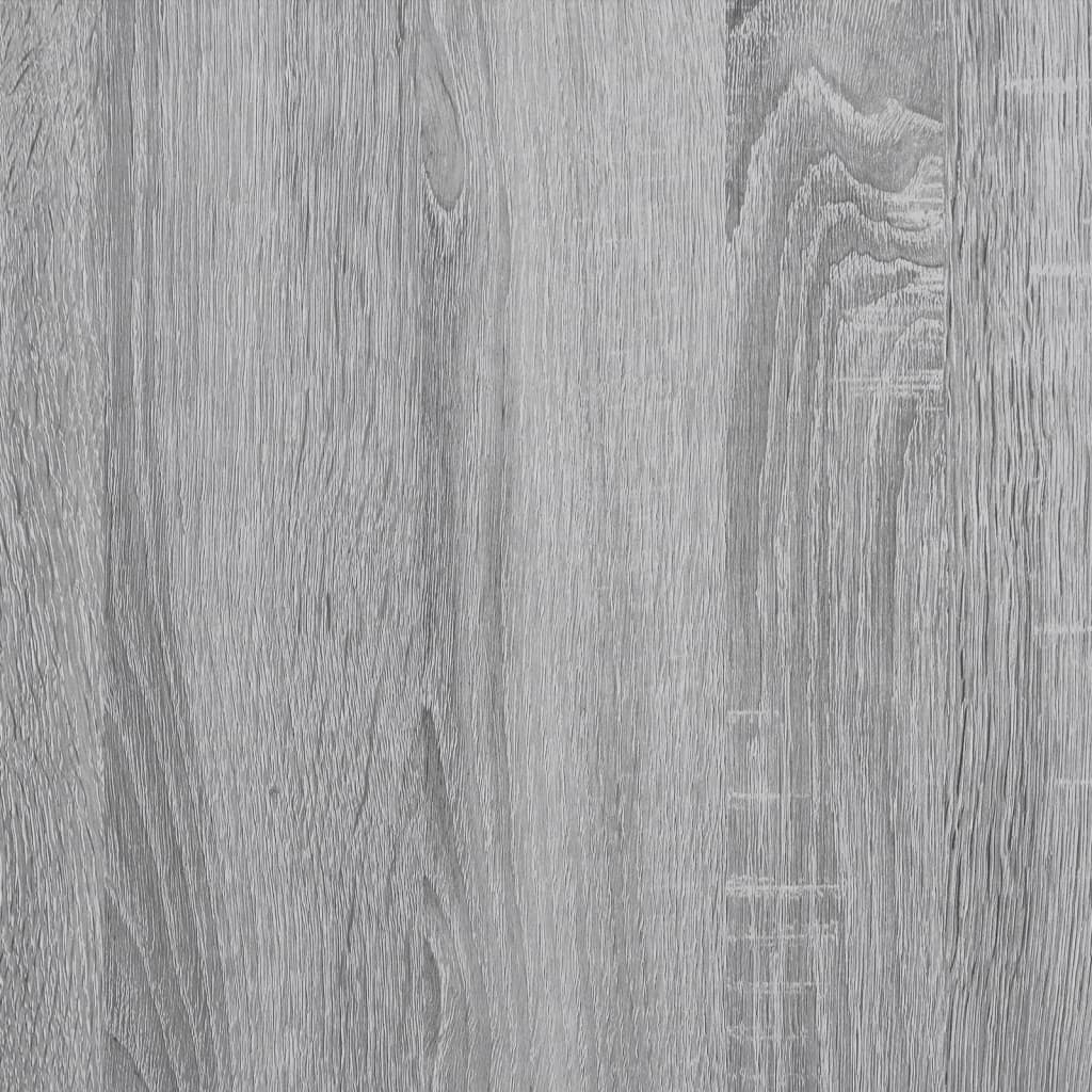 Meuble imprimante gris Sonoma 49x40x22,5 cm bois d'ingénierie