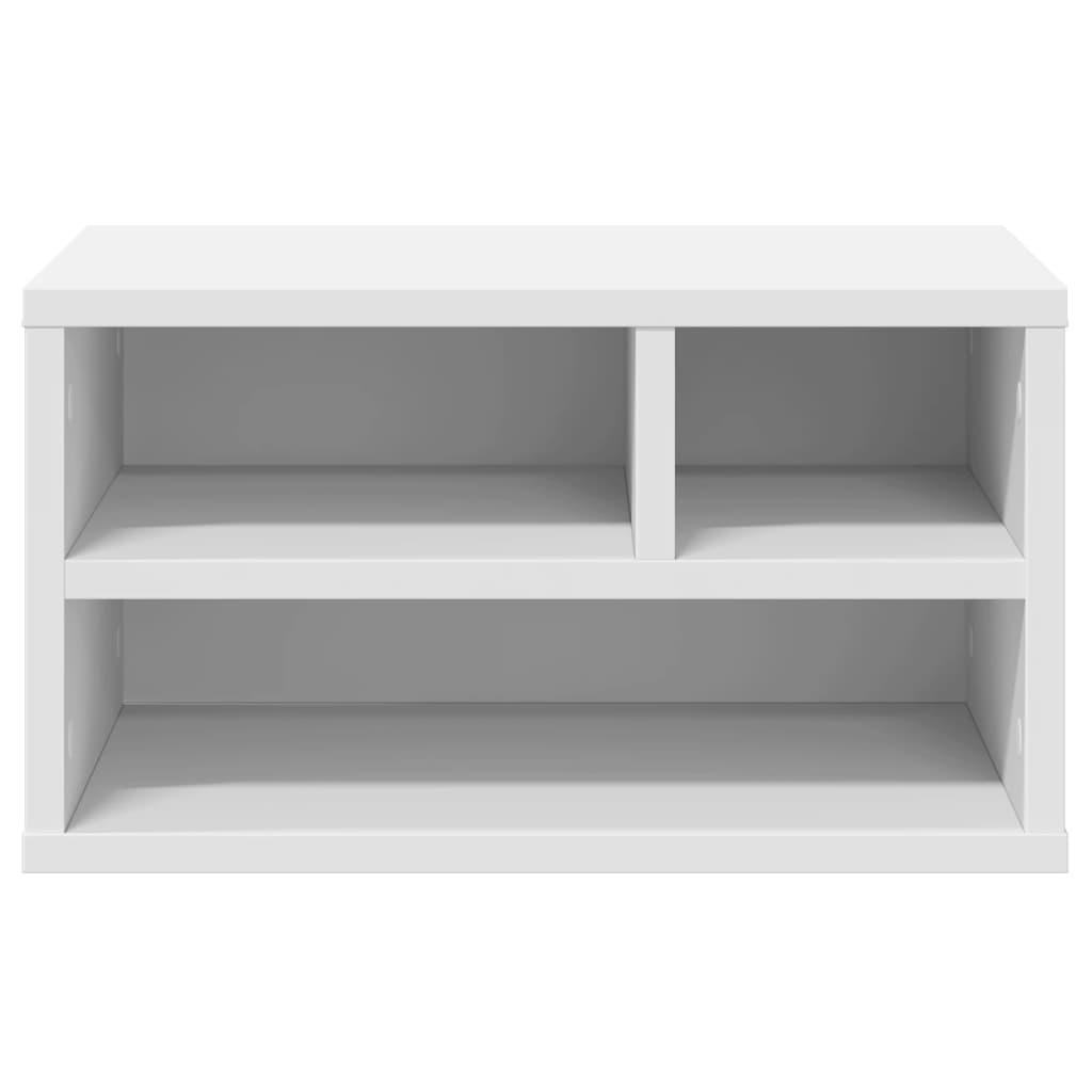 Printer Stand White 40x32x22.5 cm Engineered Wood