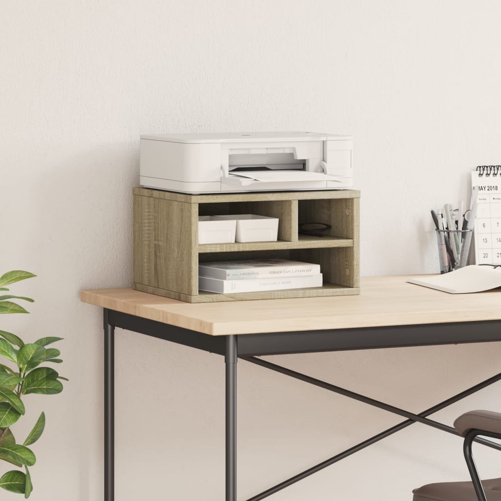 Printer Stand Sonoma Oak 40x32x22.5 cm Engineered Wood
